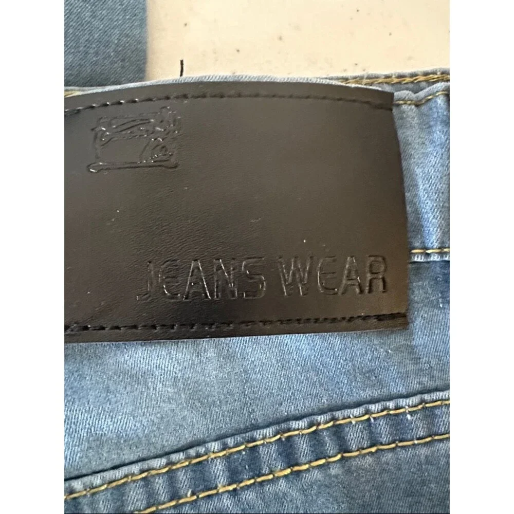 Men’s Medium Blue Jeans Unbranded Classic Fit Denim Pants Size 1L Casual